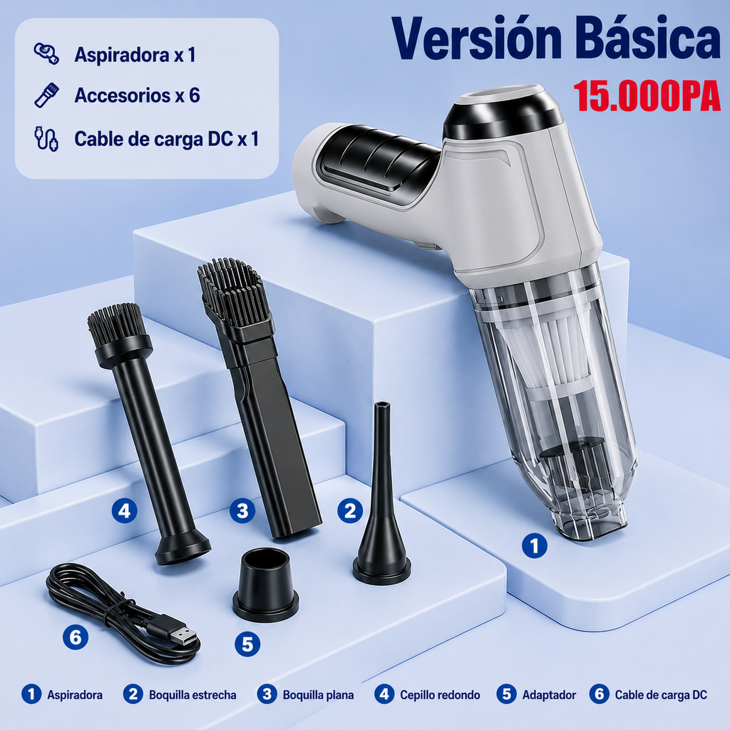 95000PA Portable Car Vacuum Cleaner