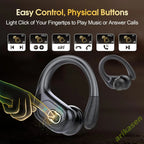 Bluetooth 5.3 Headphones 2024 Wireless Earbuds 75Hrs Sport Bluetooth Earphone with Noise Cancelling Mic IPX7 Waterproof Headsets