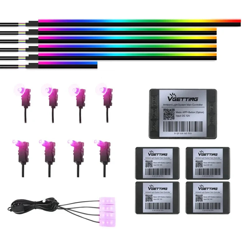 Luces LED RGB ambiente interior Tesla Model 3 / Model Y