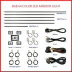 Luces LED RGB ambiente interior Tesla Model 3 / Model Y