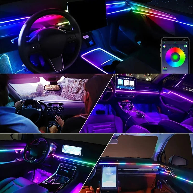 Luces LED RGB ambiente interior Tesla Model 3 / Model Y