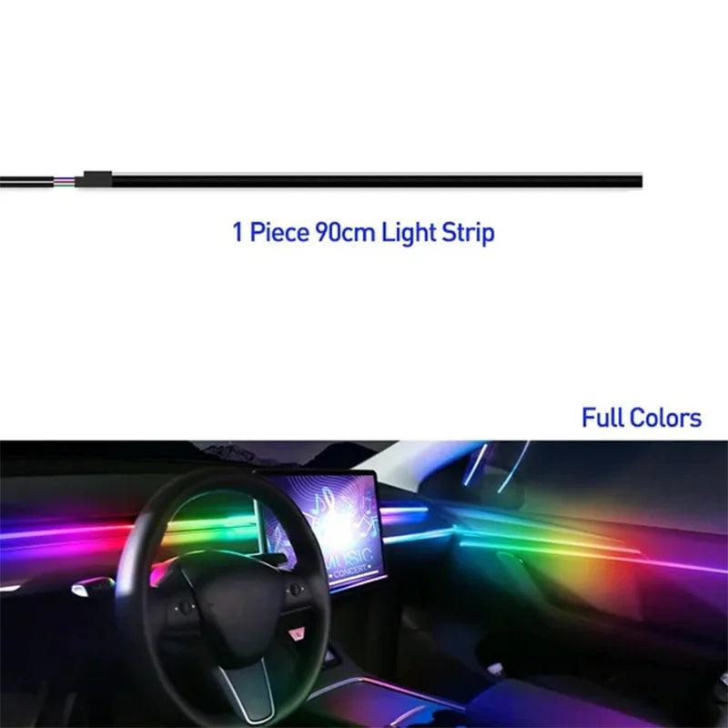 Luces LED RGB ambiente interior Tesla Model 3 / Model Y