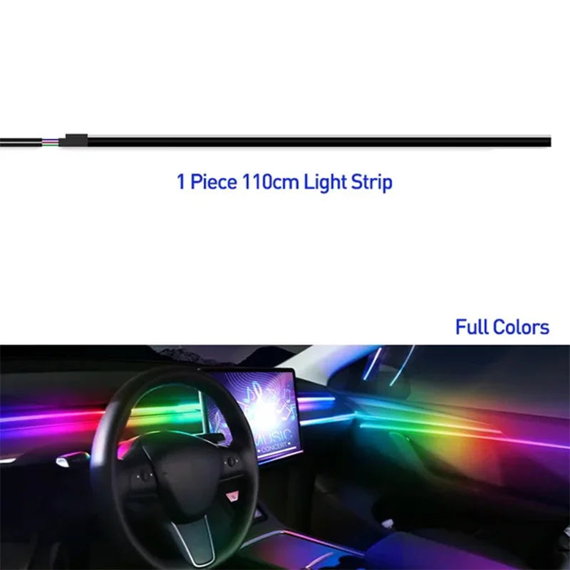 Luces LED RGB ambiente interior Tesla Model 3 / Model Y