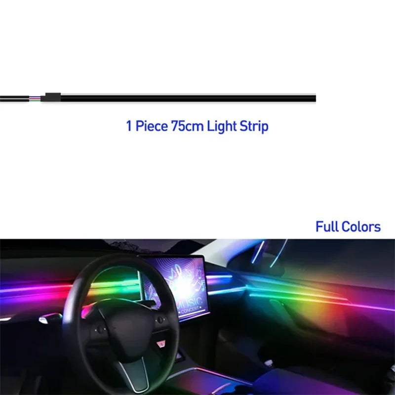 Luces LED RGB ambiente interior Tesla Model 3 / Model Y